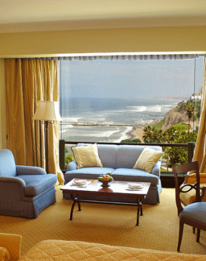 Miraflores Park Hotel's spectacular Pacific Ocean view