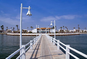 Libertador Luxury Hotel Paracas view from the dock