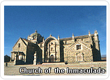 Iglesia de la Inmaculada en Lampa, Puno Peru