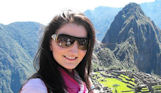 Irina Chernova en Machu Picchu