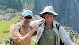 The Swann brothers at Machu Picchu