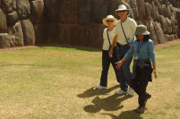 Minna & Howard Stein of Canada during their Cusco tour with Fertur Peru Travel