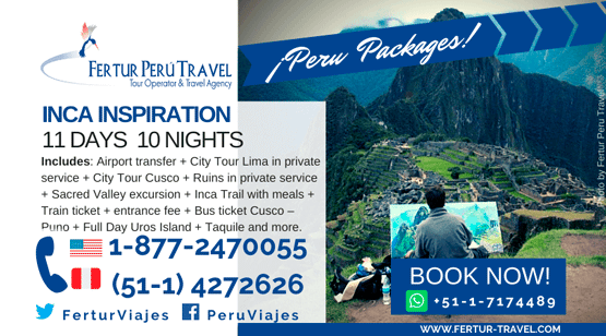 11 Days in Peru - Inca Inspiration Travel Package By Fertur Peru Travel