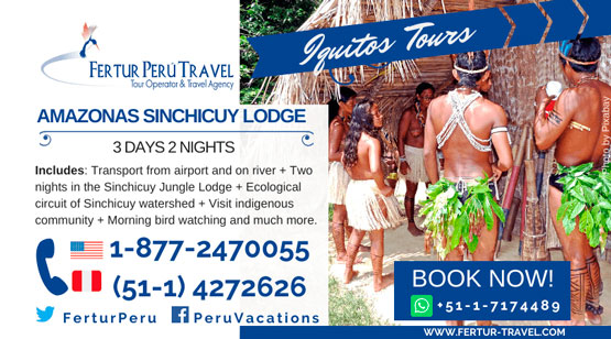 3-Day Amazon Jungle Tour at Sinchicuy Lodge by Fertur