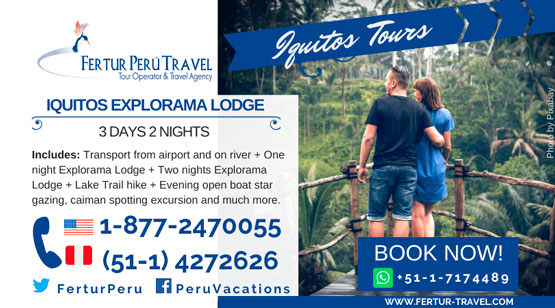 Iquitos 3 Day Tours: Explorama Lodge 3 Days 2 Nights