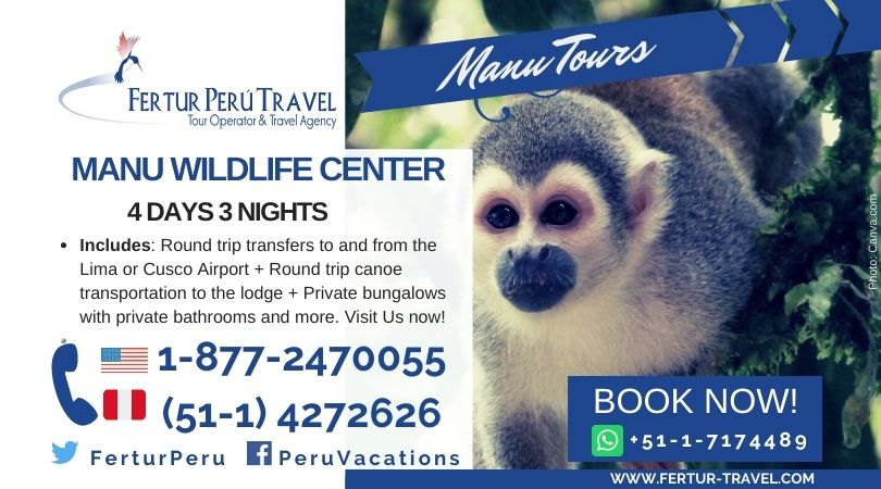 Manu Wildlife Center 4 Days