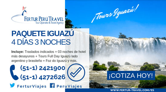 Paquete a Iguazú 4 días 3 noches