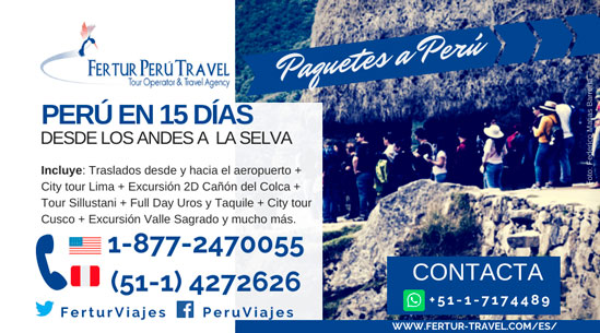 Perú en 15 días: Desde los Andes a la Selva al Mejor Precio