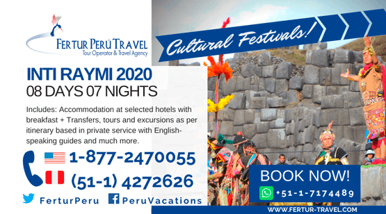 Inti Raymi Festival 2020: Special Cusco Packages 8 Days