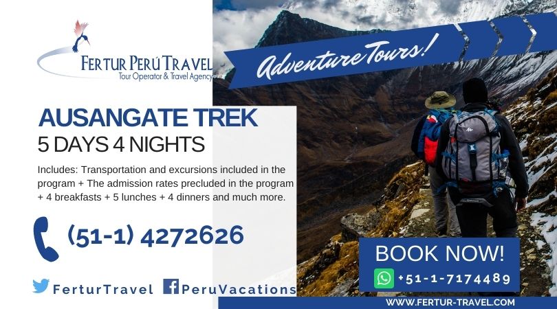 Ausangate trek 5 days by Fertur Peru Travel