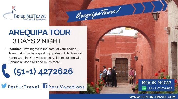Arequipa 3 days by Fertur Peru Travel