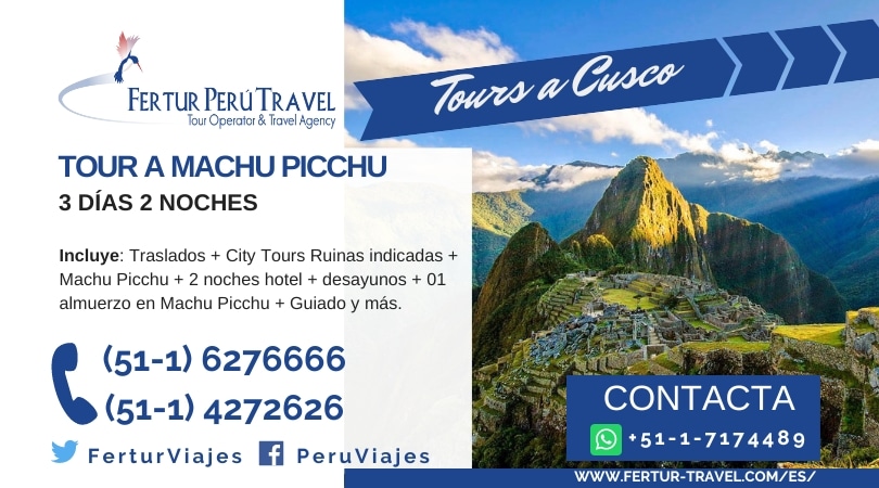 Tours Cusco: Paquete de vacaciones desde Lima 3 días 2 noches
