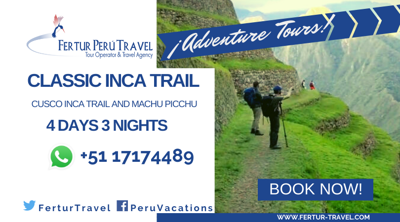 Hikers on the Classic Inca Trail - Aventure Tours in Peru