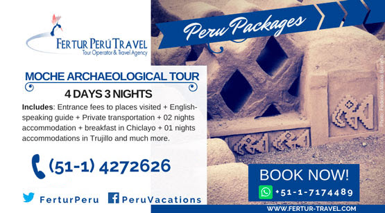 Moche Tours: 4 Days 3 Nights Tour in Chiclayo and Trujillo