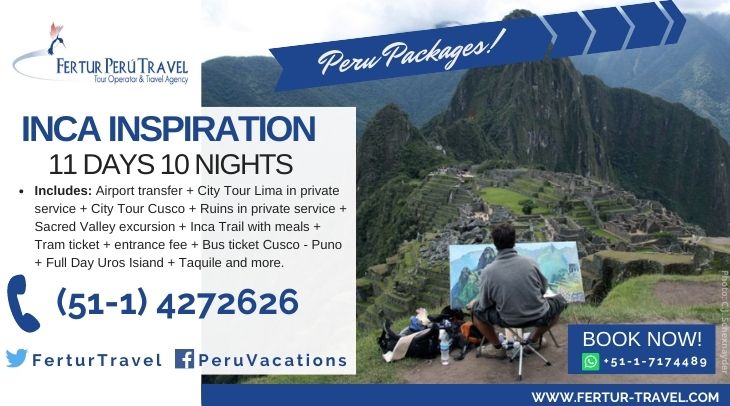 11 Days in Peru - Inca Inspiration Travel Package By Fertur Peru Travel