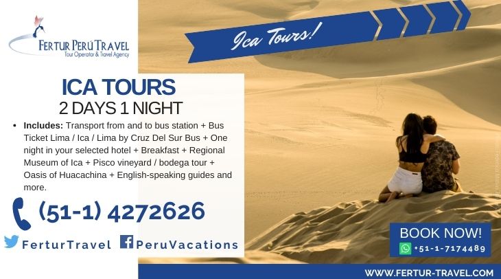 2 Days in Ica Itinerary by Fertur Peru Travel