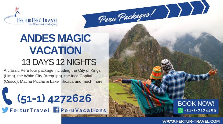 A classic Peru tour package including the City of Kings (Lima), the White City (Arequipa), the Inca Capital (Cusco), Machu Picchu & Lake Titicaca and much more.