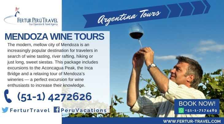 Wine tours in Mendoza, Argentina with Fertur Peru Travel