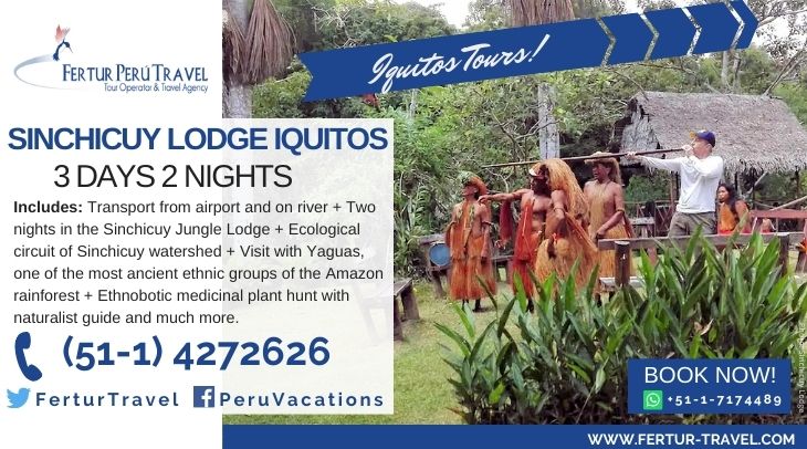 3-Day Amazon Jungle Tour at Sinchicuy Lodge Peru by Fertur
