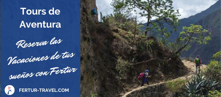 Tours de aventura en Perú vía Fertur Perú Travel