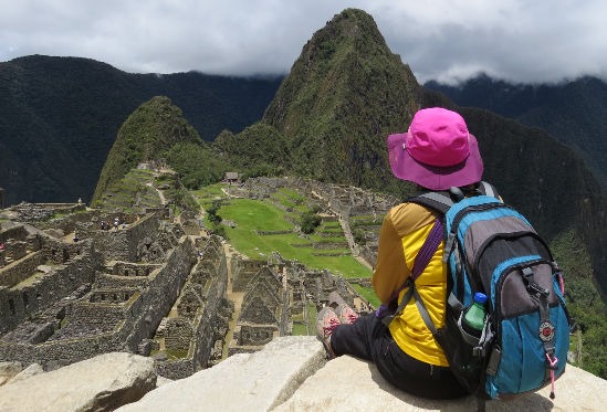 being at machu picchu