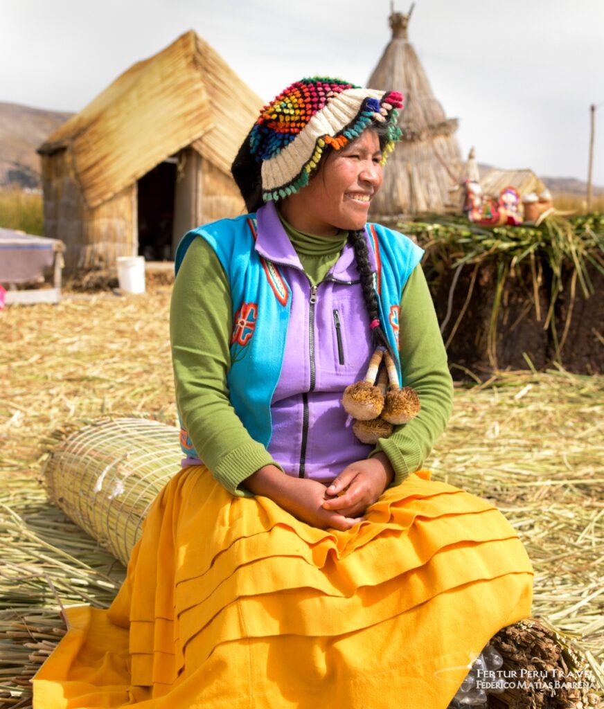 indigenous woman from the floati