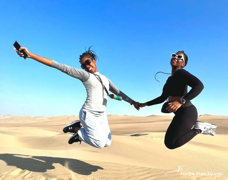 jump for joy on the dunes of hua