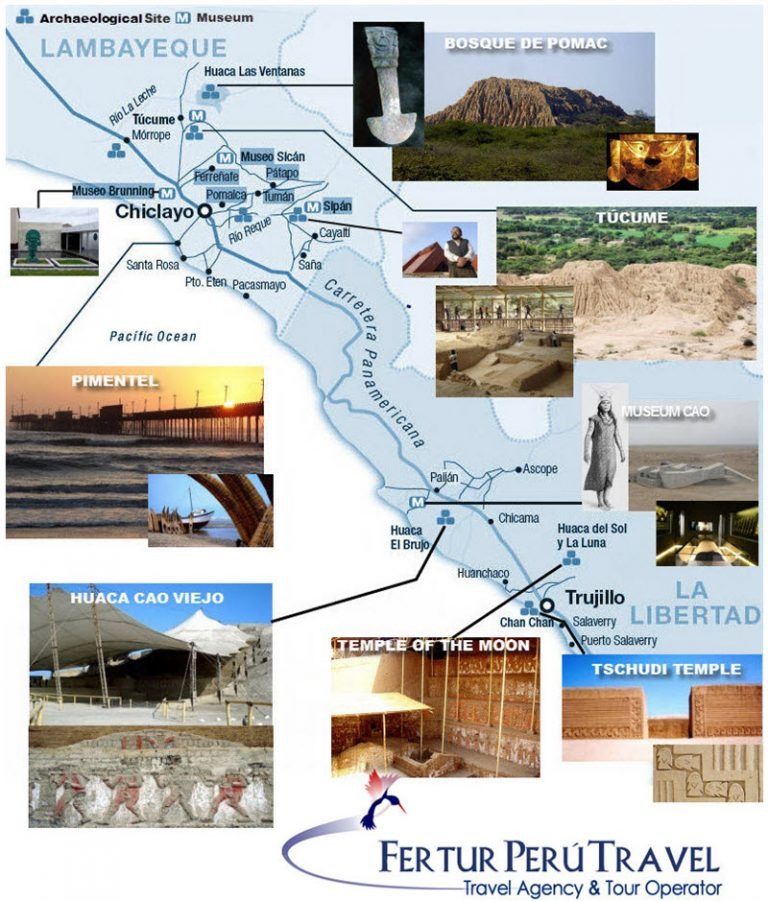 northern peru achaeology map 768