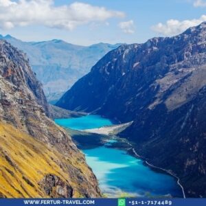 3 days in huaraz image the llanganuco lakes in Huaraz
