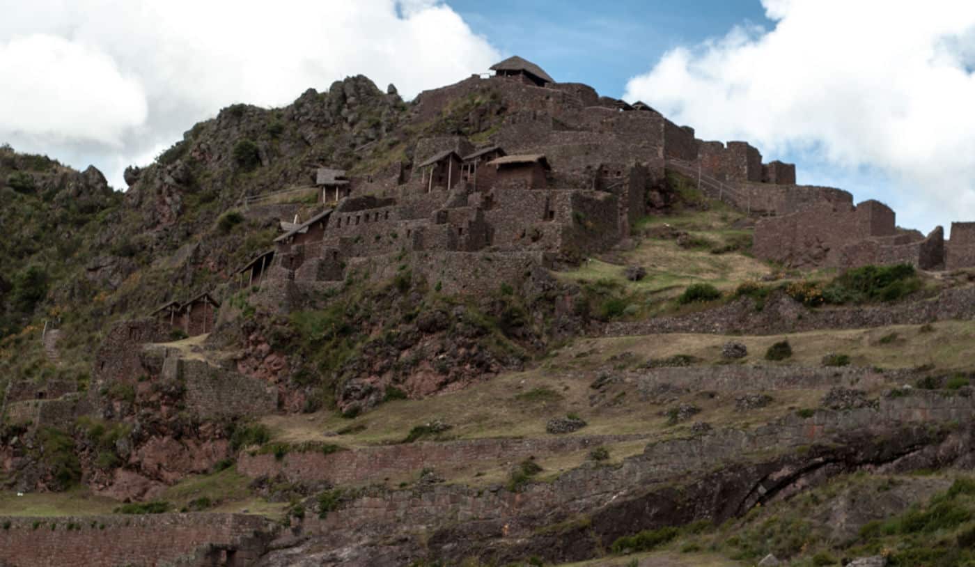 pisaq citadel on a sacred valley hill