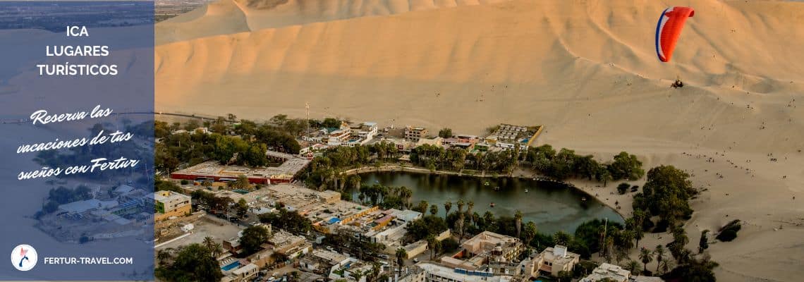 Destacados de Ica - Parapente sobre las dunas que rodean el Oasis de Huacachina