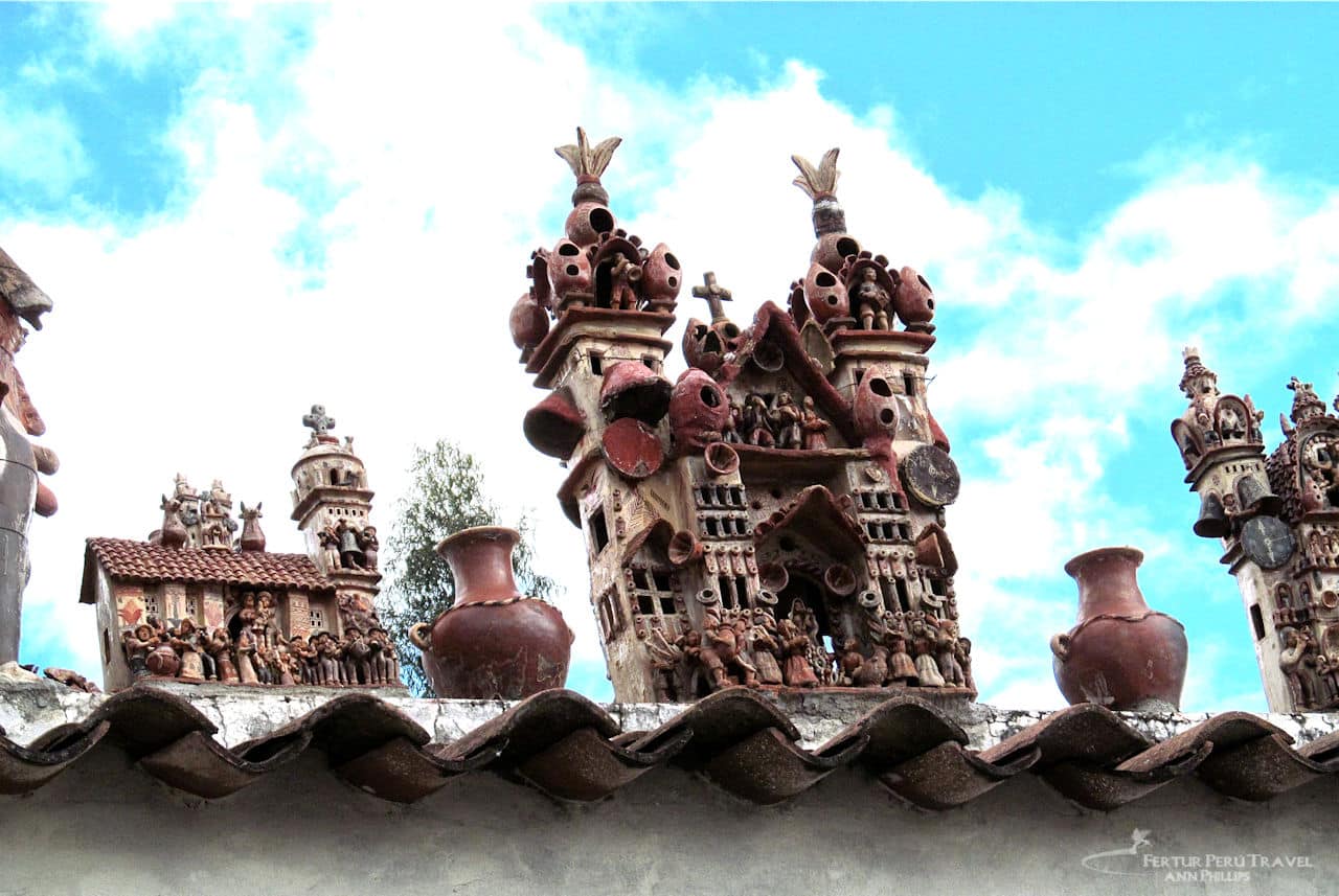 Traditional ceramics produced by Ceramica Quinua, an artisan cooperative in the historic village of Quinua in Ayacucho, Peru