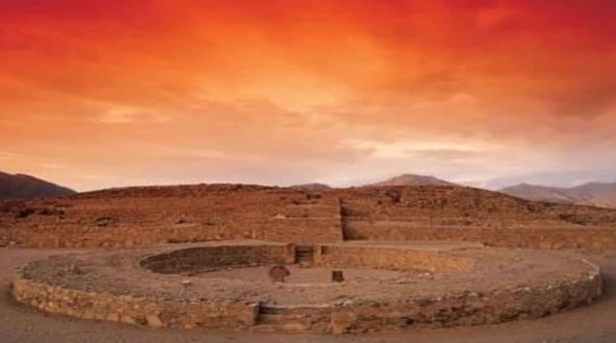 Caral, antiguas ruinas de una civilización tan antigua como Mesopotamia.