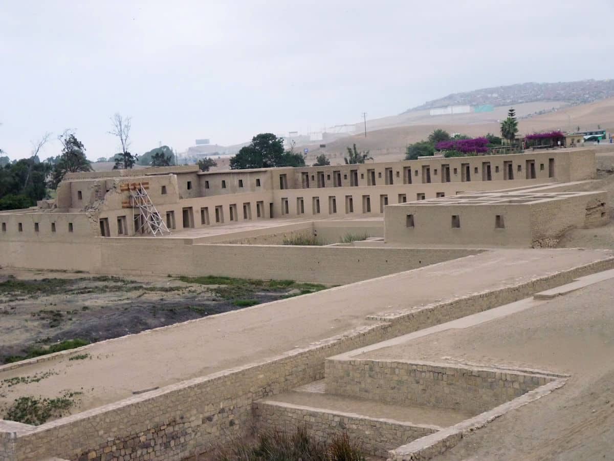 Las ruinas de Pachacamác